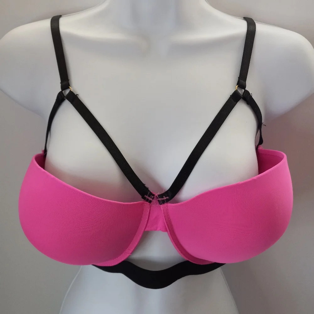 Body Frosting Neon Strappy Caged Bra